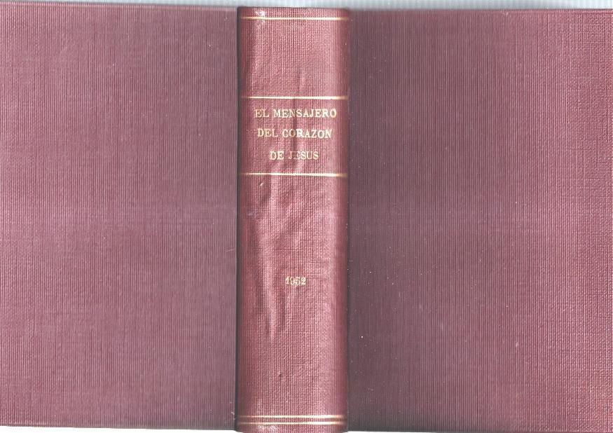 El Mensajero del Corazon de Jesus año 1952 con los numeros 770 a 780