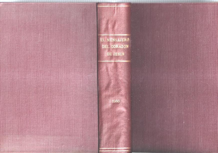 El Mensajero del Corazon de Jesus año 1950 con los numeros 748 a 758