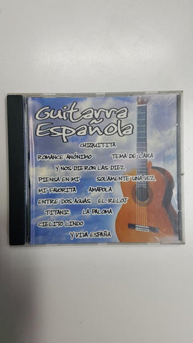 CD musica: Guitarra Española. Algunos de los temas del CD: Chiquitita, Y nos dieron las diez, Entre dos aguas