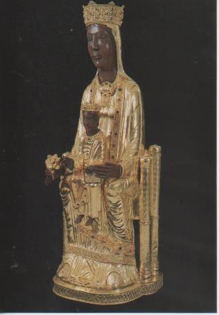 Postal E06280: Virgen con el Niño. Torreciudad
