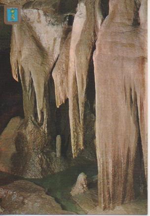 Postal E06298: Gruta de San José Cascada de Estalactitas-Vall de Uxo. Castellón