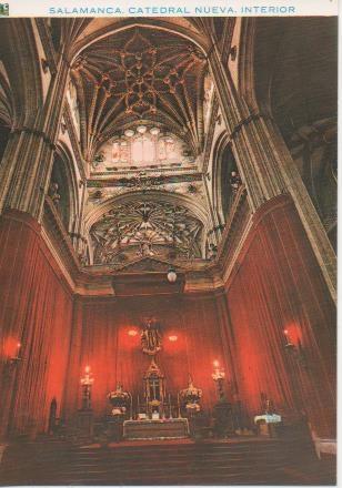 Postal E06260: Interior de la Catedral Nueva.Salamanca