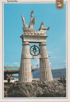 Postal E06343: Monumento Juan de la Cosa-Santoña.Cantabria