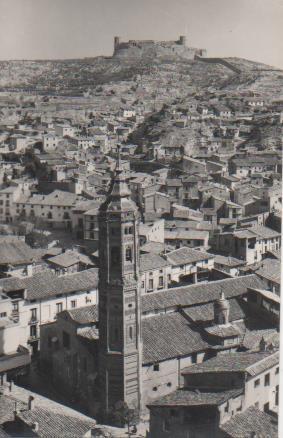 Postal E06358: Postal B/N Vista panorámica.Calatayud