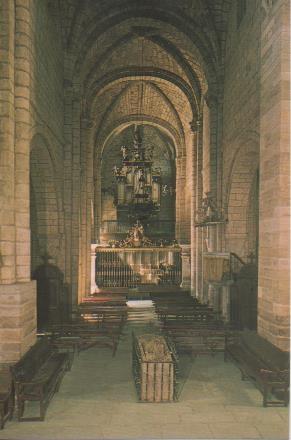 Postal E06339: Colegiata (El Coro)-Santillana del Mar. Santander