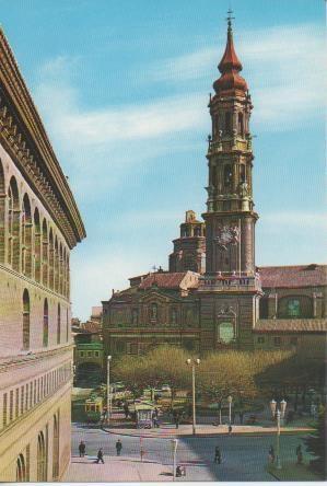 Postal E06322: Catedral de la Seo. Fachada Principal. Zaragoza