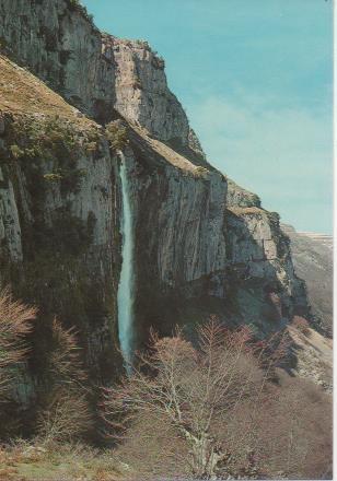 Postal E06329: Nacimiento del Río Ansón. Santander