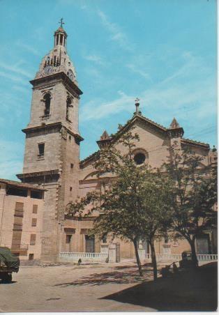 Postal E06331: Fachada Principal de la Colegiata. Jativa
