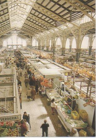 Postal E06334: Mercado Central. Interior. Valencia