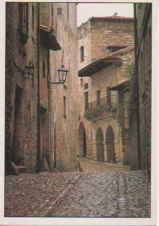 Postal E06335: Calle de las Lindas. Santillana del Mar- Cantabria