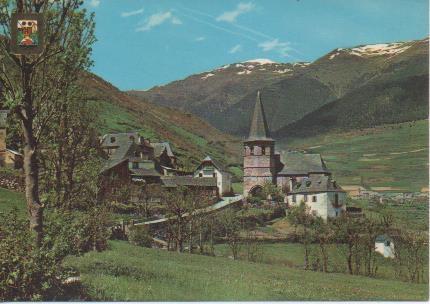 Postal E06161: Detall de Gausac.Vall d'Aran-Pirineu Català. Lleida