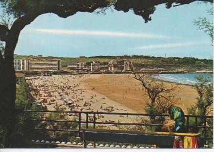 Postal E06167: 2ª Playa. Santander