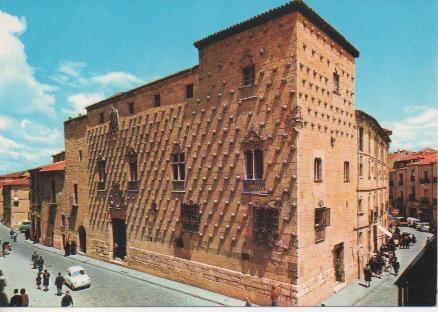 Postal E06132: Casa de las Conchas. Salamanca