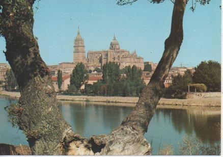 Postal E06135: Río Tormes y Catedral. Salamanca
