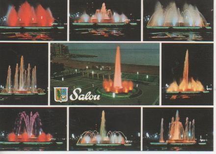 Postal E06138: Fuente luminosa-Costa Dorada. Salou