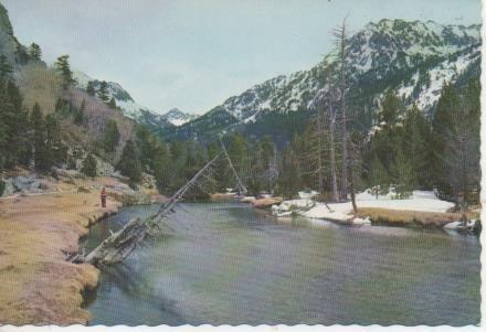 Postal E06215: Vlle de Bohí. Parque Nacional "Aigües Tortes". Pirineos de Lerida
