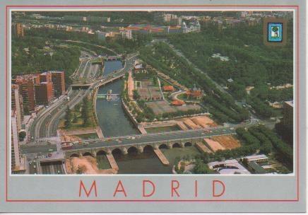 Postal E06187: Río Manzanares. Madrid
