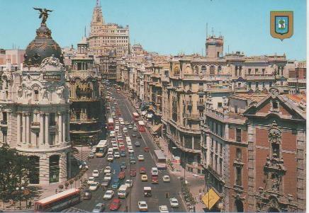 Postal E06195: La Gran Via. Madrid