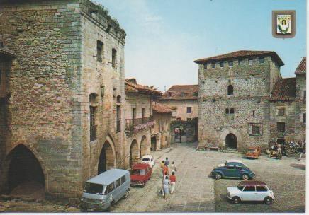 Postal E06198: Torres de Borja, siglo XV y del Merino, siglo XIV-Santillana del Mar. Cantabria