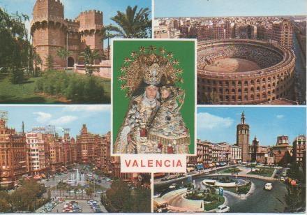 Postal E06204: Imágenes de Valencia
