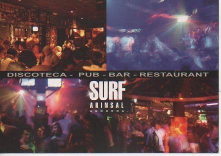 Postal E06530: Surf Arinsal Andorra