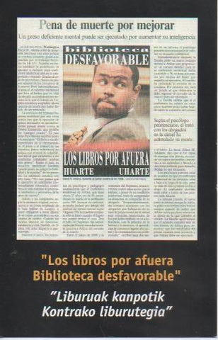 Postal E06535: Exposición: Los libros por fuera/Biblioteca desfaborable