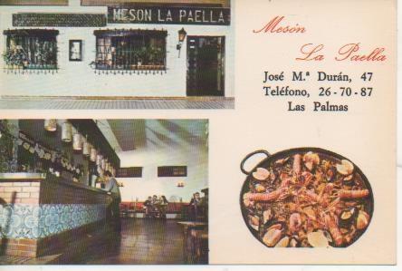 Postal E06537: Mesón la Paella. Las Palmas de Gran Canaria