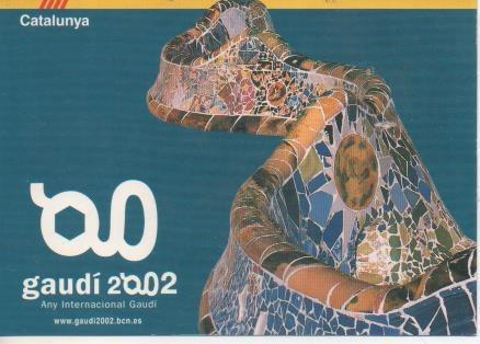 Postal E06515: Gaudí 2002 Any Internacional Gaudí