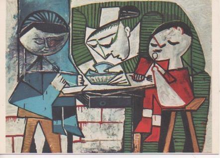 Postal E06521: Le Déjeuner 1953. Picasso