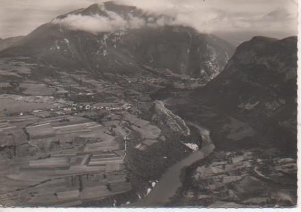 Postal E06407: La Vallée du Rhône au Defile de Fort-L'Ecluse