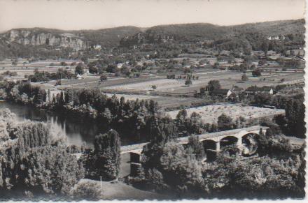 Postal E06421: La Verte Vallée de la Dordogne Cénac-Le pont de Domme et la vallée