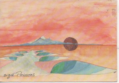 Postal E06426: Poissons signe d'Eau
