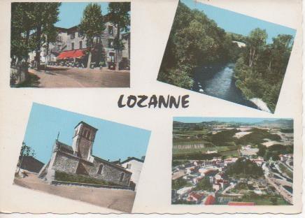 Postal E06429: Lozane. Rhône