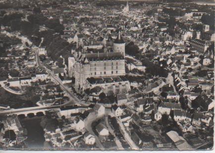 Postal E06391: Chateaudun. La France Vue du Ciel