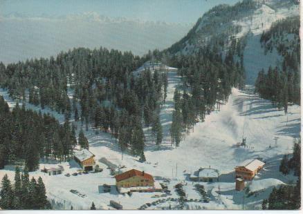 Postal E06467: La Faucille. Ain-Veu aérienne et Massif du Mont.Blanc