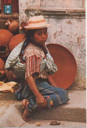 Postal E06469: Indita de Chichicastenango.Guatemala