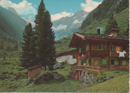 Postal E06493: Jagdhaus.Max Hütte. Zillertal. Tirol
