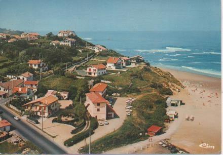 Postal E06461: La plage de l'Uhabia. Bidart