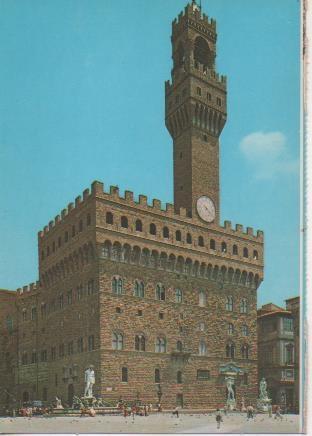 Postal E05799: palazzo della Signoria. Firenze <acordeón>