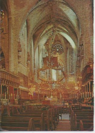 Postal E05774: Altar Mayor de la Catedral. Palma de Mallorca <acordeón>