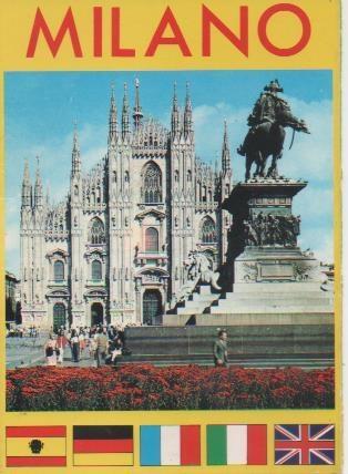 Postal E05747: Milano <acordeón>