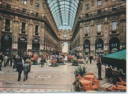 Postal E05760: Galleria Vittorio Emanuele. Milano <acordeón>