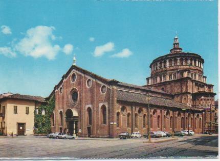 Postal E05762: Chiesa di S.Maria delle Grazie. Milano <acordeón>