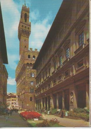 Postal E05806: Uffizi. Firenze <acordeón>