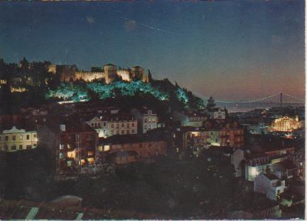 Postal E05841: Castelo de S. Jorge-Lisboa. Portugal <acordeón>