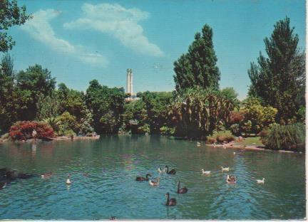 Postal E05848: Lago do Parque Eduardo VIII- Lisboa. Portugal <acordeón>