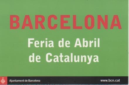 Postal E05849: Barcelona Feria de Abril de Catalunya <acordeón>