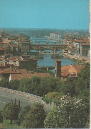 Postal E05809: Panoramica de Florencia I <acordeón>