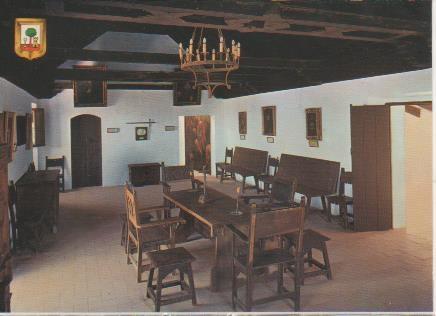 Postal E05822: Sala Capitular. Monasterio de la Rábida. Huelva <acordeón>