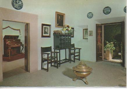 Postal E05827: Piano y celda de Chopin-Valldemosa. Mallorca <acordeón>